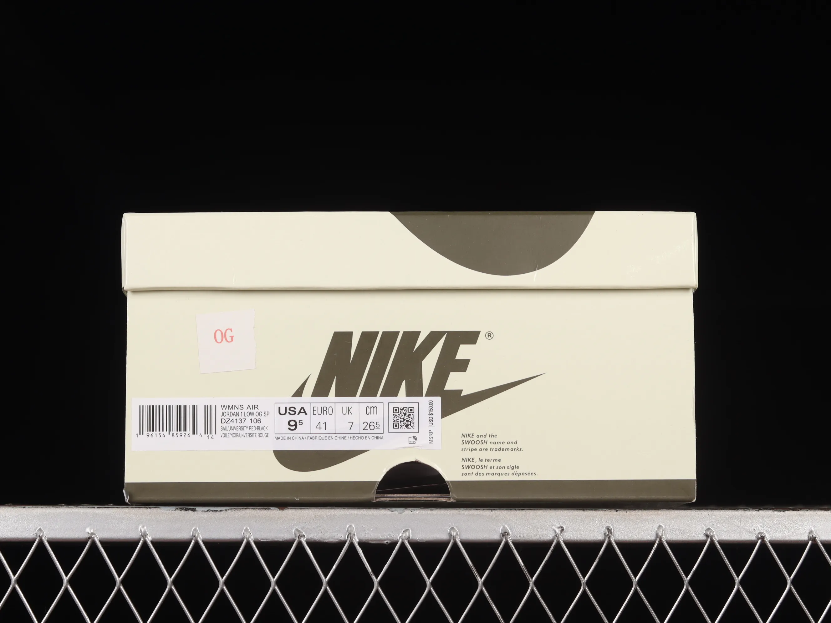 All Categories Air Jordan Jordan Series Basketball Shoes Air Jordan 1 Low OG Version Travis Scott x Air Jordan 1 Low OG AJ1 Joe 1 Joint Overhead DZ4137-106